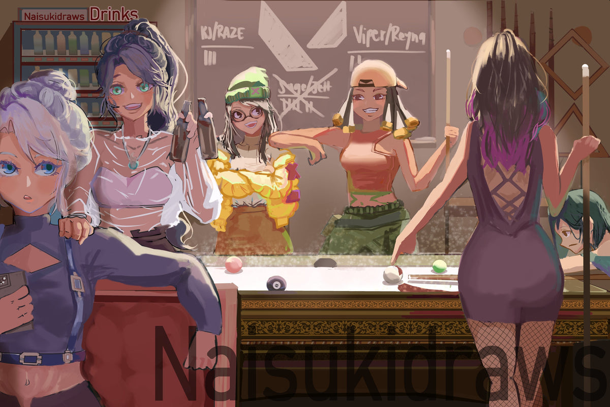 Valorant Poster: Billiard Girls