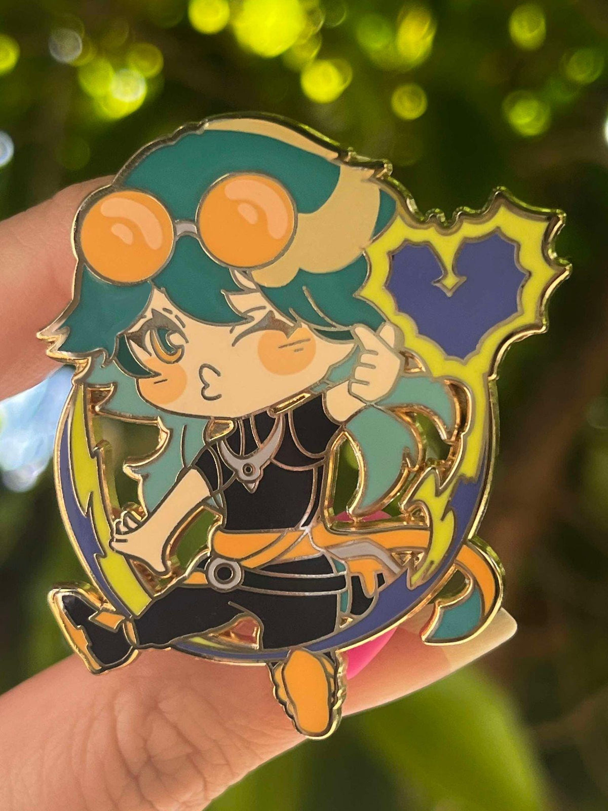Heartsteel boy band enamel Pin