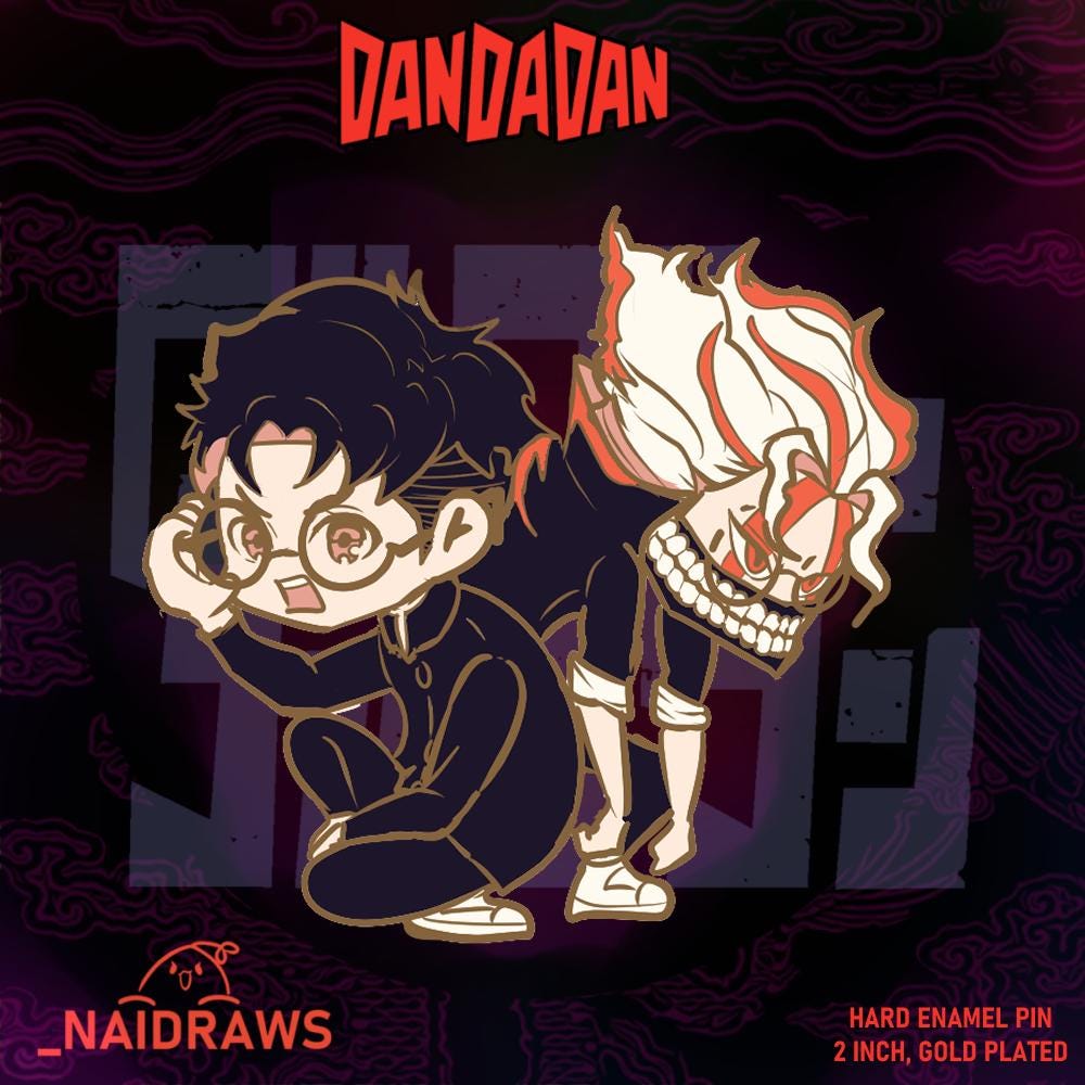 Dandadan Enamel Pins