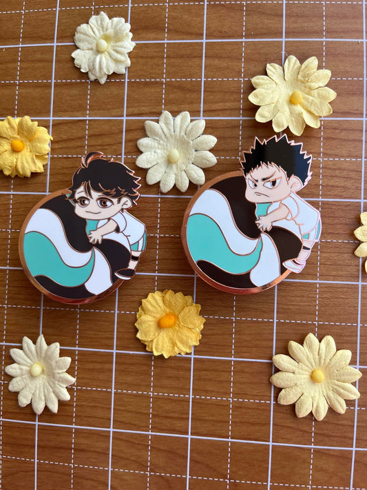 Naikyuu Volleyball boys: Aoba Johsai- Oikawa and Iwaizumi