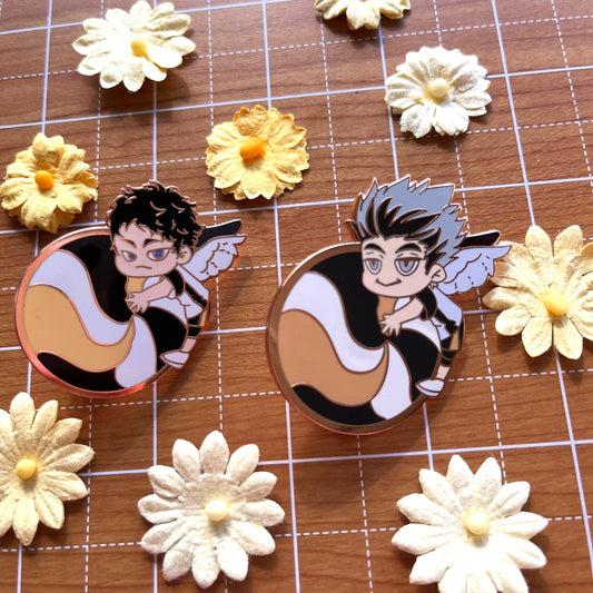 Naikyuu Volleyball boys: Fukurōdani- Bokuto Kotaro and Akaashi Keiji