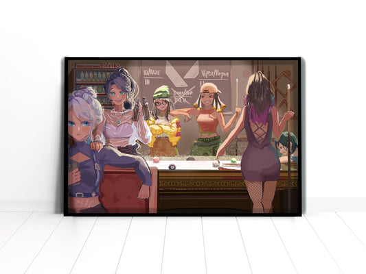 Valorant Poster: Billiard Girls