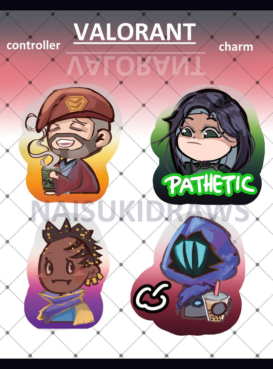 Valorant Controller Keychains l Viper, Brimstone, Omen, Astra