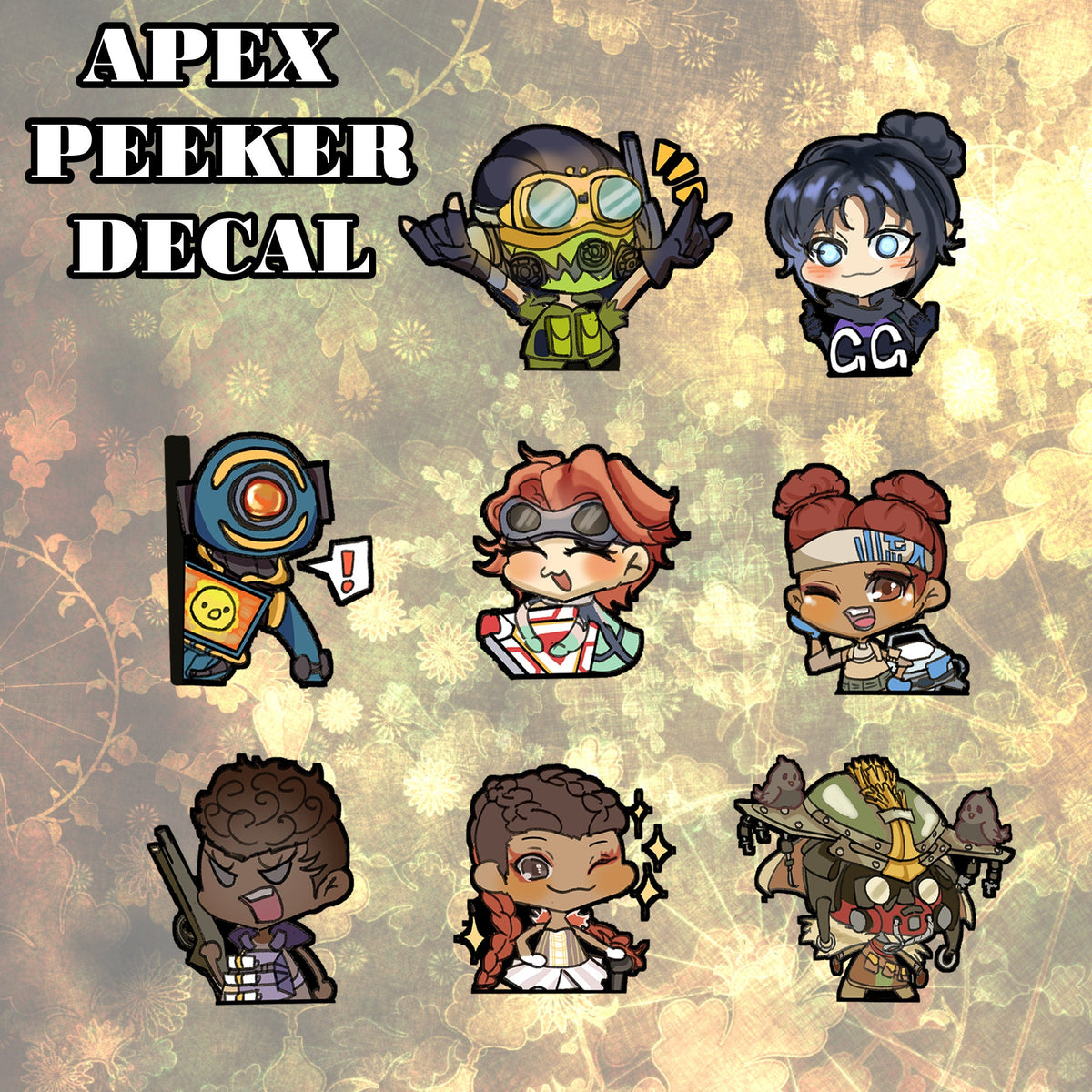 APEX Peeker Decals