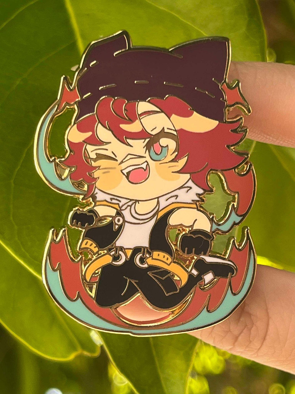 Heartsteel boy band enamel Pin