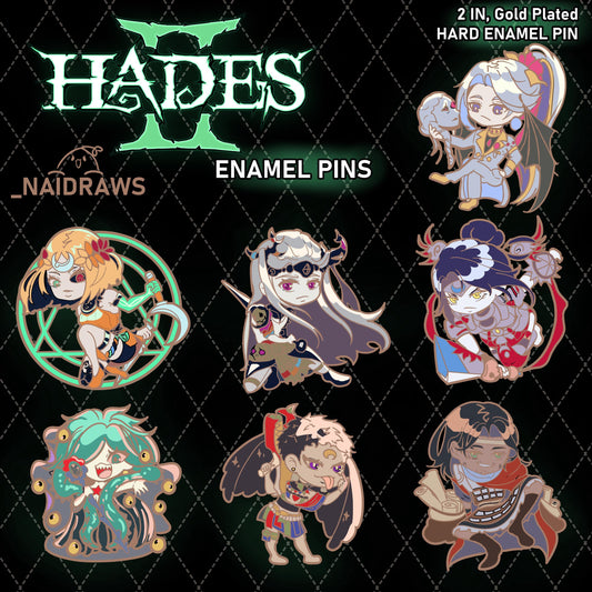 Hades 2 Enamel Pins
