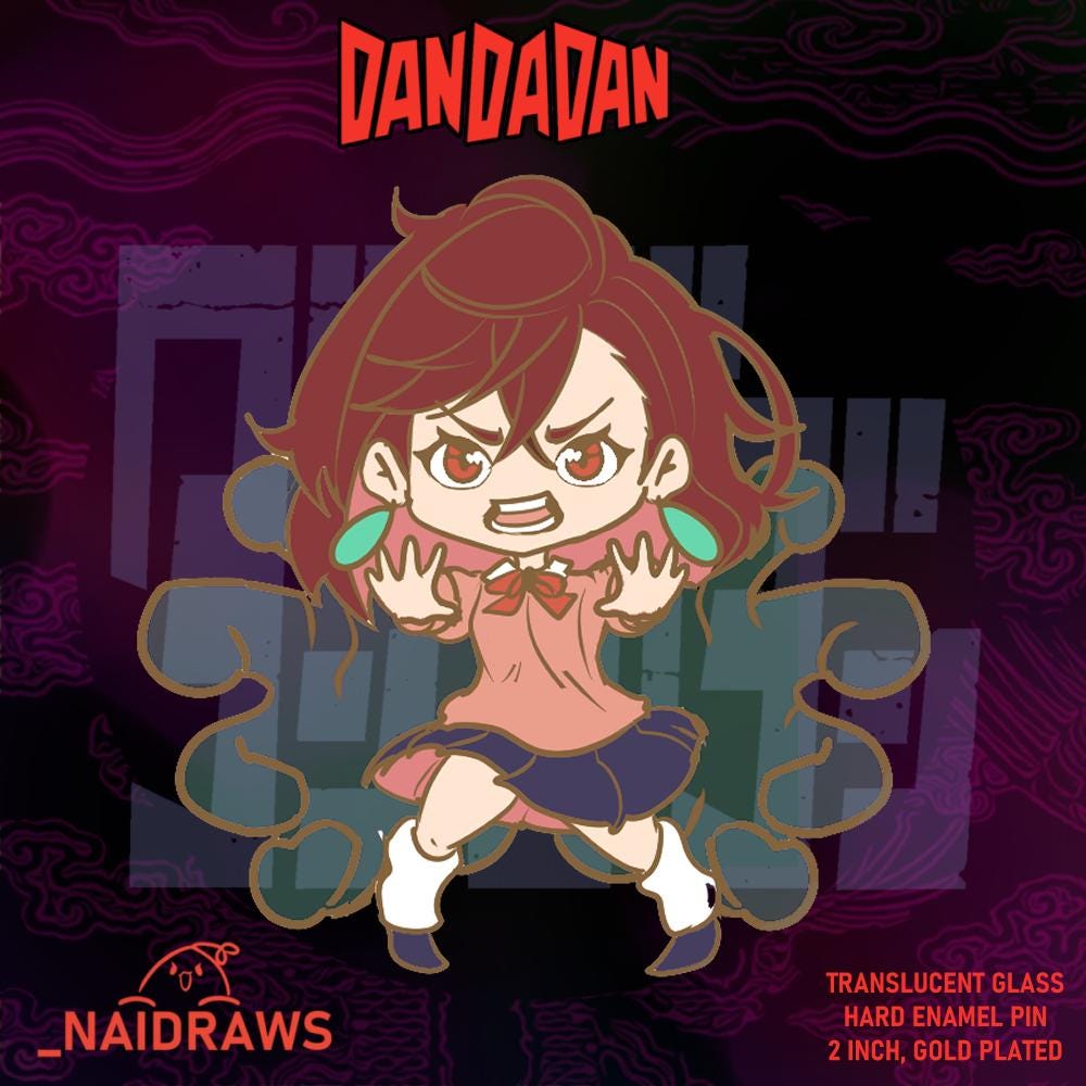 Dandadan Enamel Pins