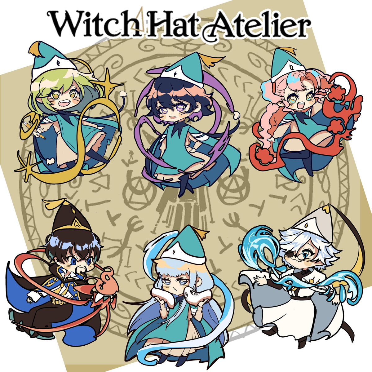 Witch Girls and Teacher Enamel Pins